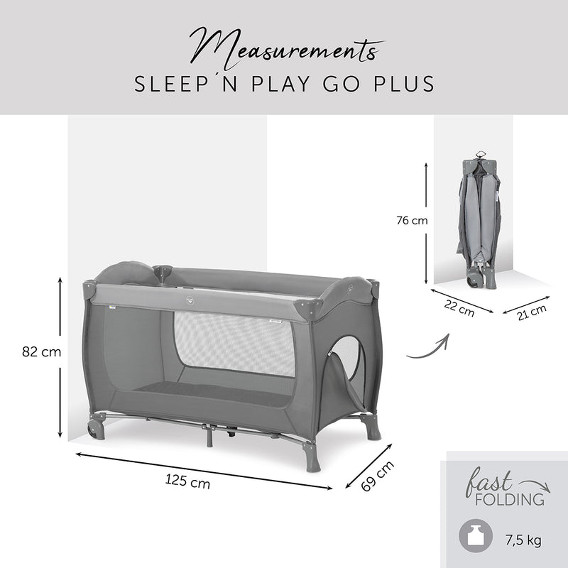 Sleep N' Play Go Plus - Grey
